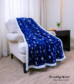 Load image into Gallery viewer, Ultra-Soft Christmas Holiday Cozy Plush Premium Fleece Sherpa Reversible Blanket
