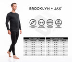 Load image into Gallery viewer, Mens Ultra-Soft Thermal Underwear 2 Piece Long Johns for Men with Fleece Lining - BROOKLYN + JAX
