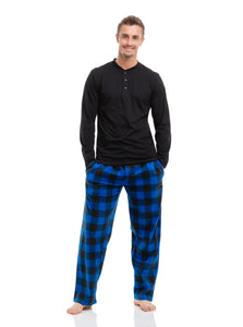 Men Microfleece Pajama Sets