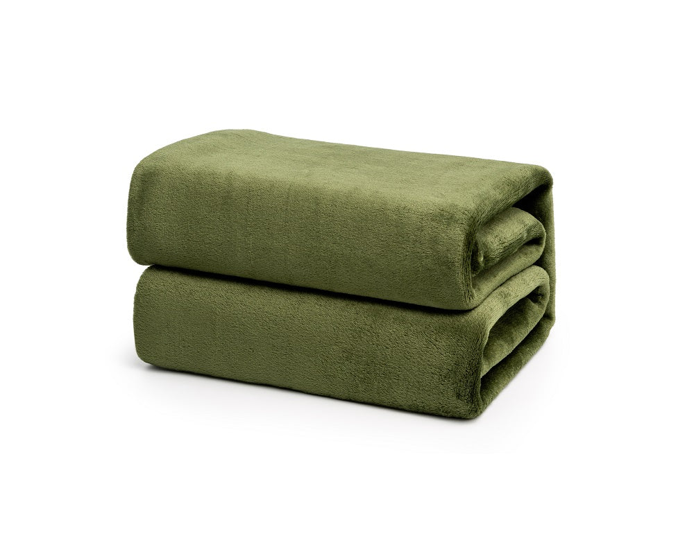 Plush Fleece Throw Blanket