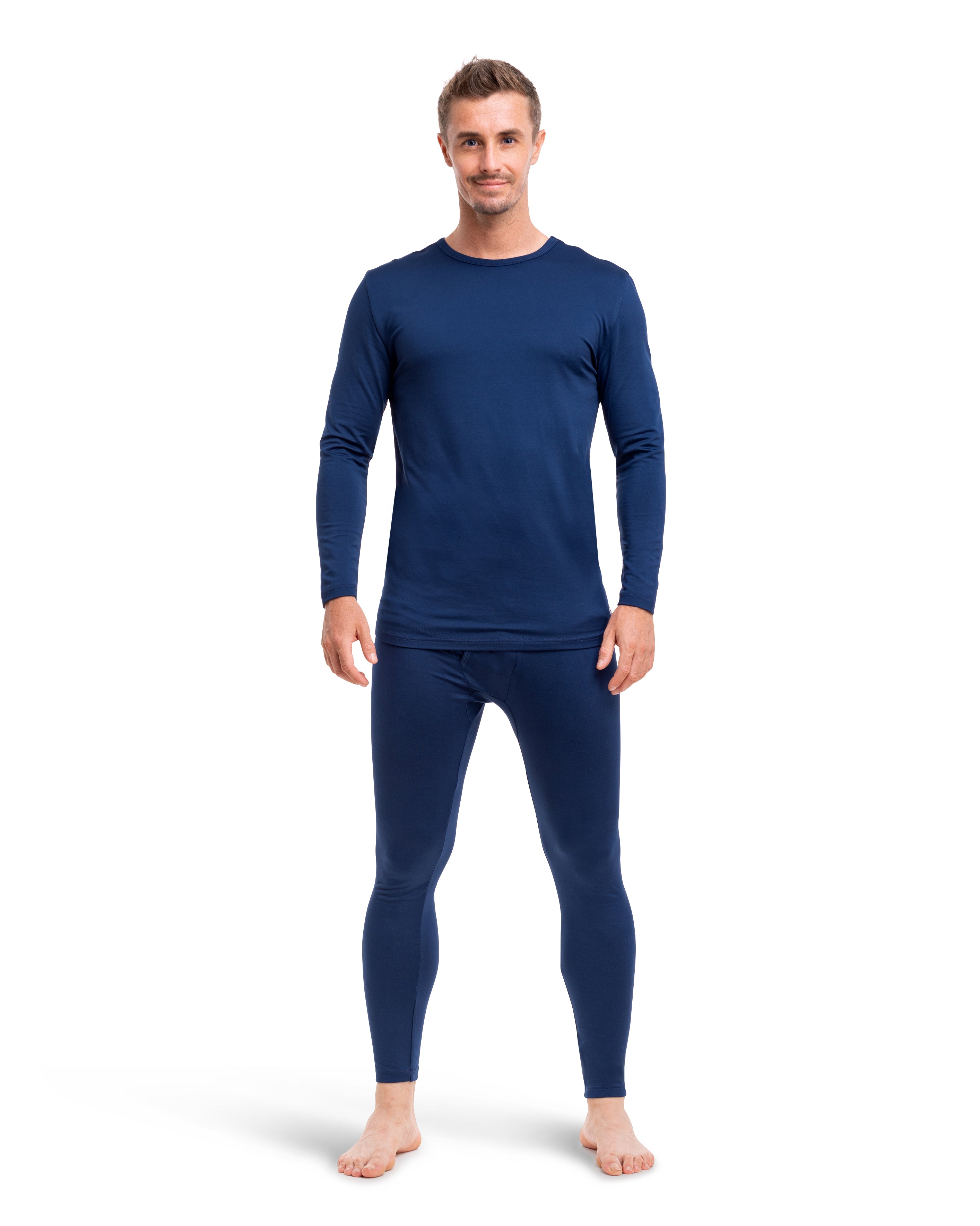 LAPASA Men's Thermal Underwear Set Soft Fleece Lined Long Johns