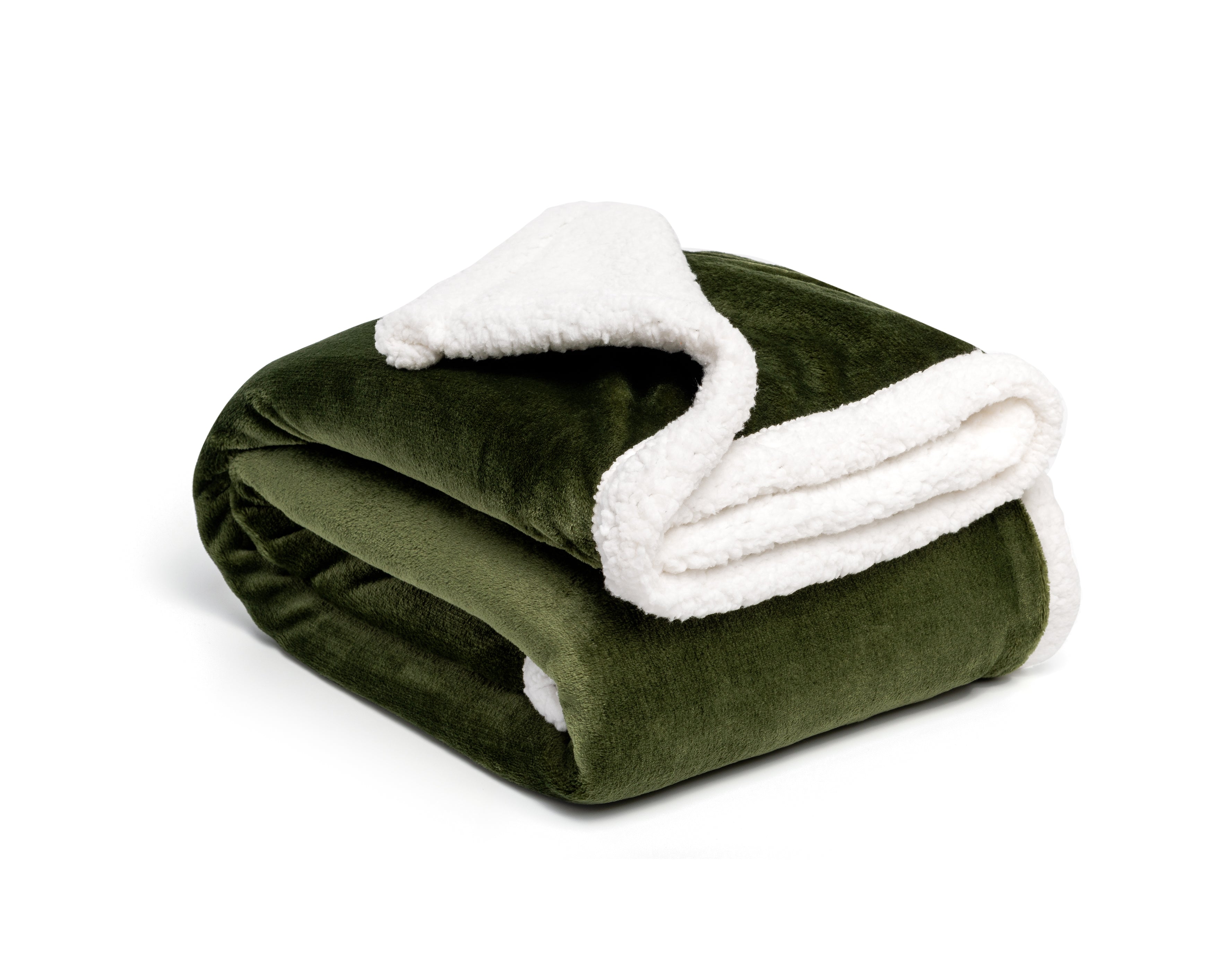 Fleece Sherpa Plush Throw Blanket