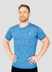 Men's Dry-Fit Active Crew Neck Compression T-Shirts | 5 Pack