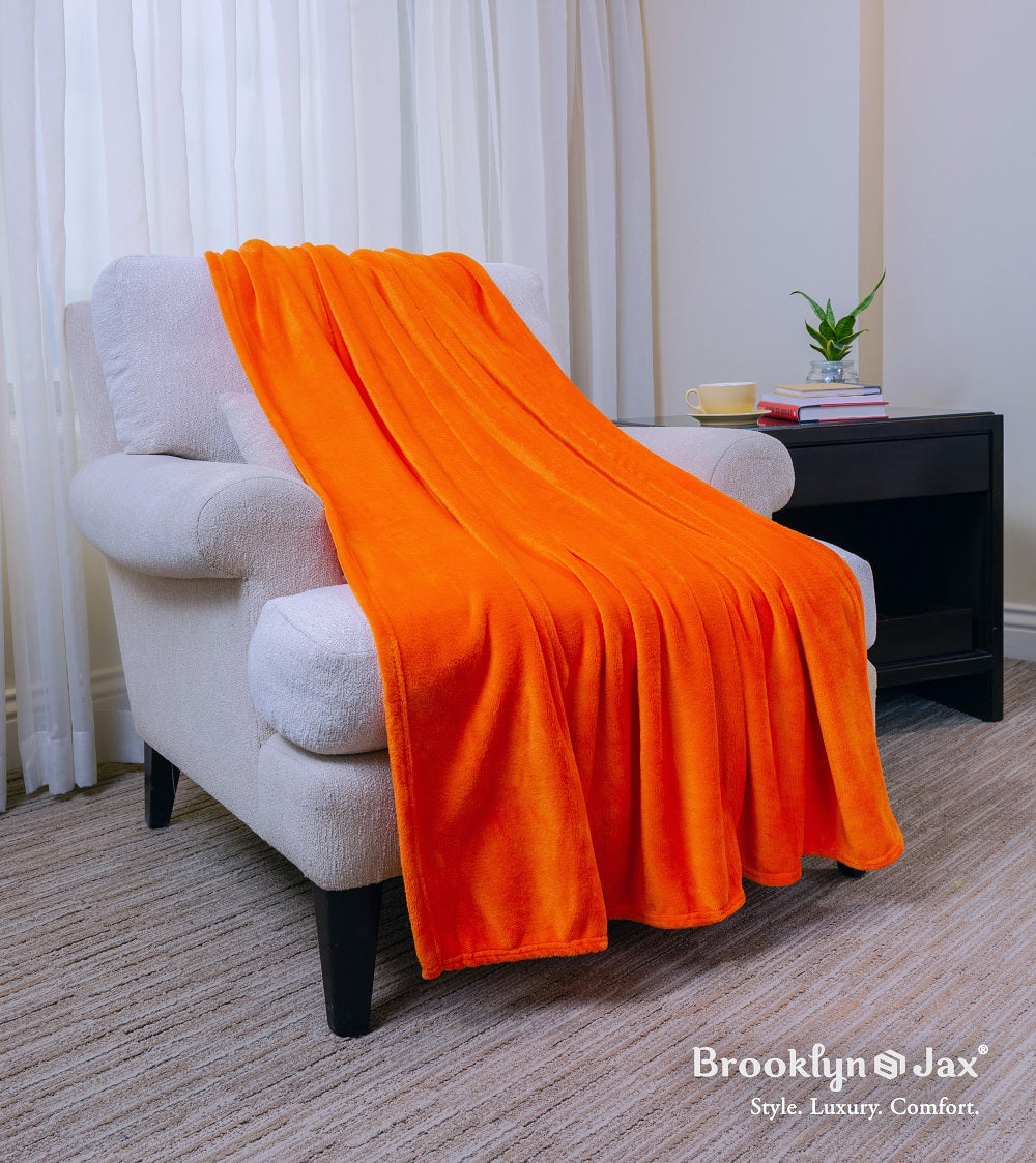 Plush Fleece Throw Blanket