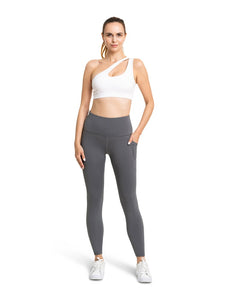 Women's High Waist Squat Proof Yoga Leggings w/ 3 Pockets | 28" Inseam