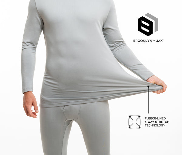 Men Women Ultra-Soft Base Layer Top Winter Thickened Thermal Underwear with  Fleece Lined - China Half-High Neck Thermal Top and Thickened Thermal  Underwear price