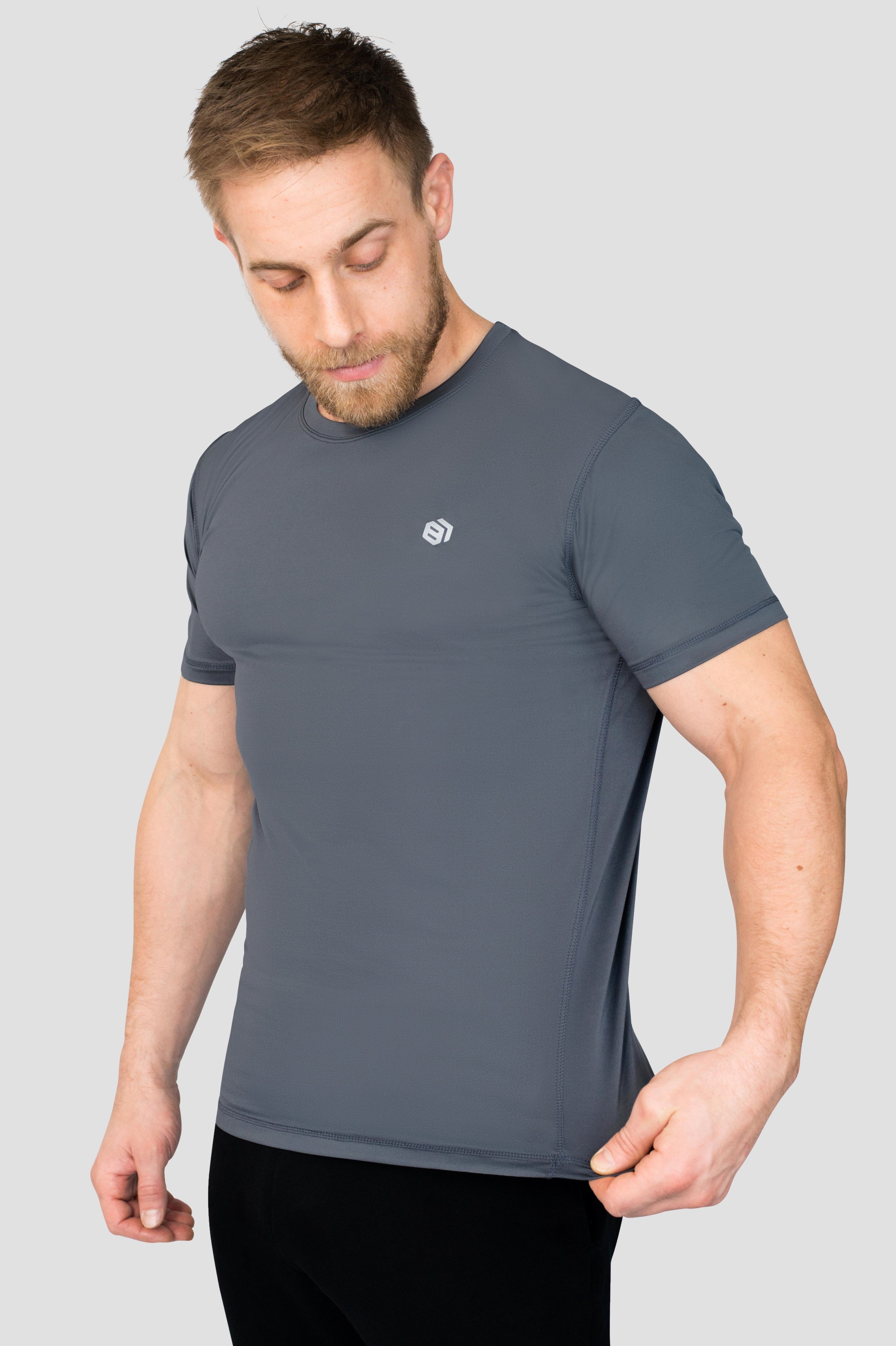 Men's Dry-Fit Active Crew Neck T-Shirts | 5 Pack