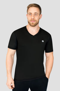 Men's Compression Dry-Fit V-Neck T-Shirts | 5 Pack
