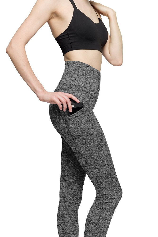 Women's High Waist Squat Proof Yoga Leggings w/ 3 Pockets | 25" Inseam