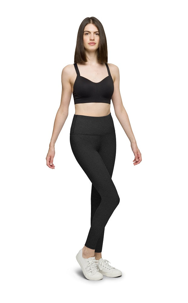 BROOKLYN + JAX Yoga Leggings for Women - High Waist - Running - Full or 7/8  Length, Charcoal Marl, X-Small/25 Inseam : : Clothing, Shoes &  Accessories