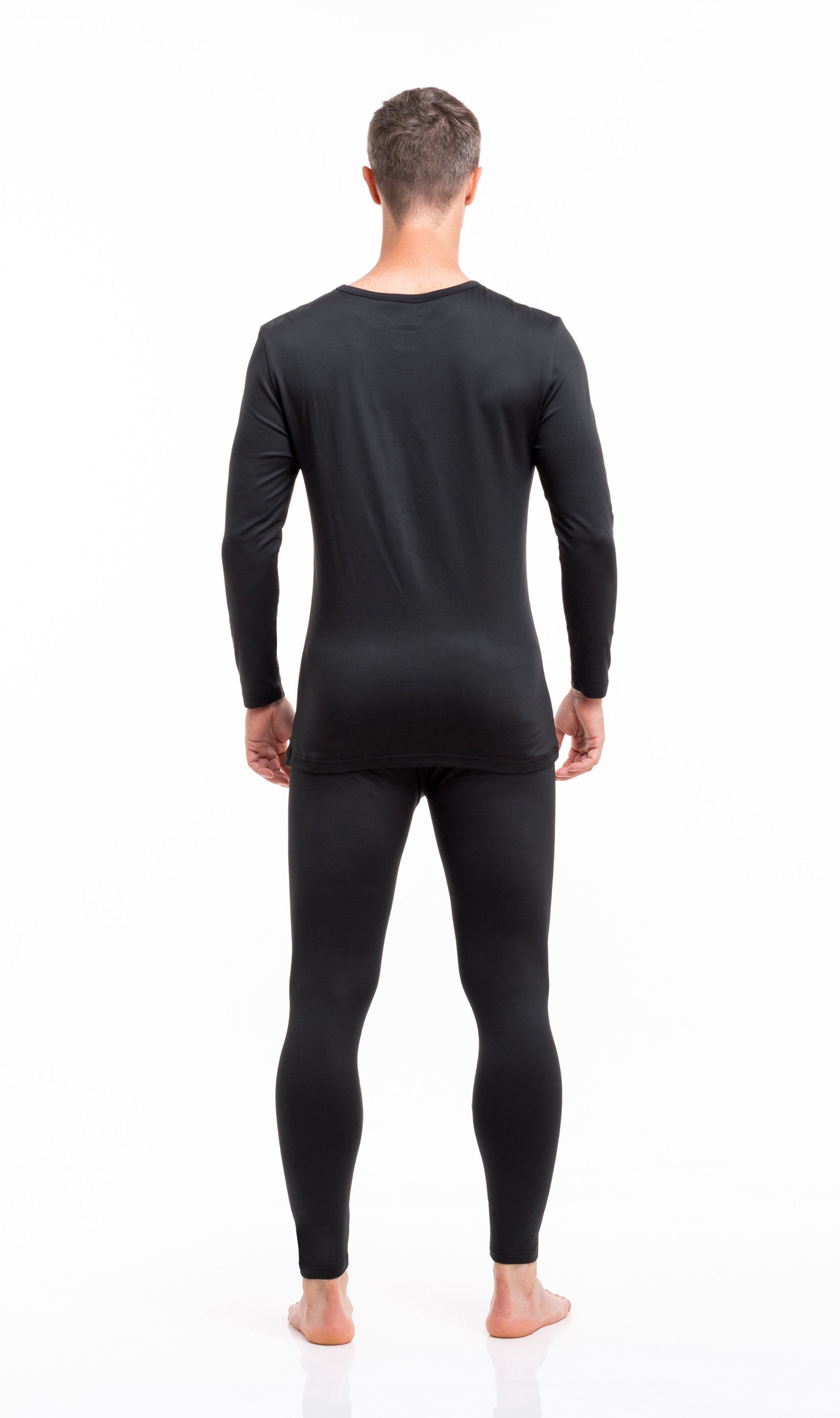 Men's Ultra-Soft Thermal Underwear Set w/ Fleece Lining | 2 Piece