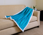 Load image into Gallery viewer, Fleece Sherpa Plush Throw Blanket
