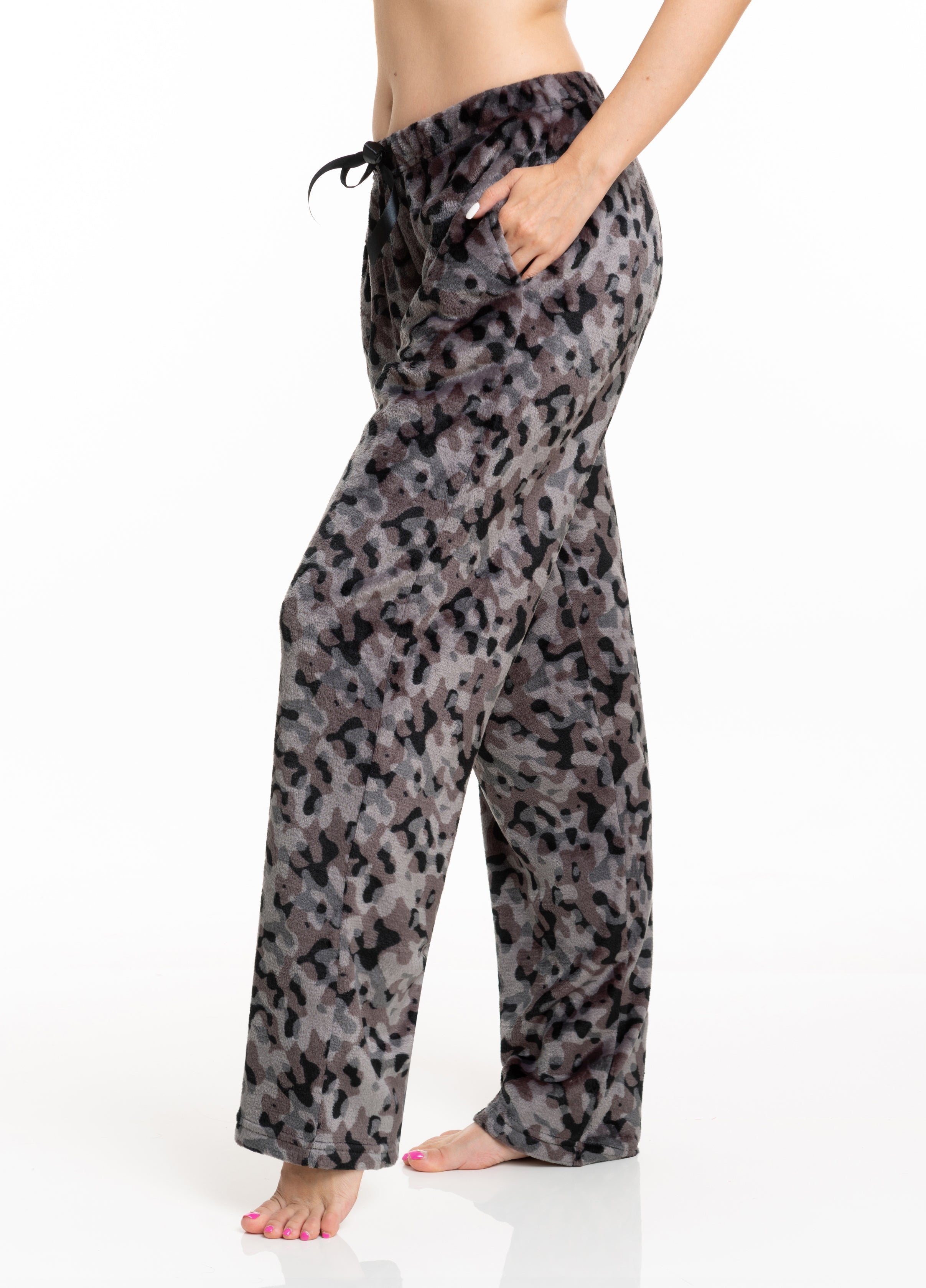 Women's Fleece Print Pajama Pants | 2 PACK