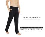 Load image into Gallery viewer, Men&#39;s Cotton Blend Sleep Pajama Pants, Bottoms with Pocket - BROOKLYN + JAX
