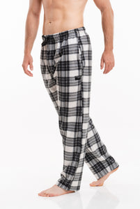 Mens Multipack Microfleece Ultra-Soft Pajama Lounge PJ Pants with Pockets - BROOKLYN + JAX